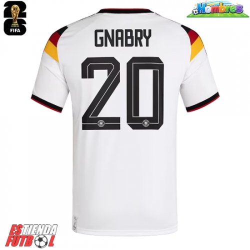 Alemania Serge Gnabry #20 Primera Equipación Mundial 2026 Manga Corta Alemania Serge Gnabry #20 Primera Equipación Mundial 2026 Manga Corta